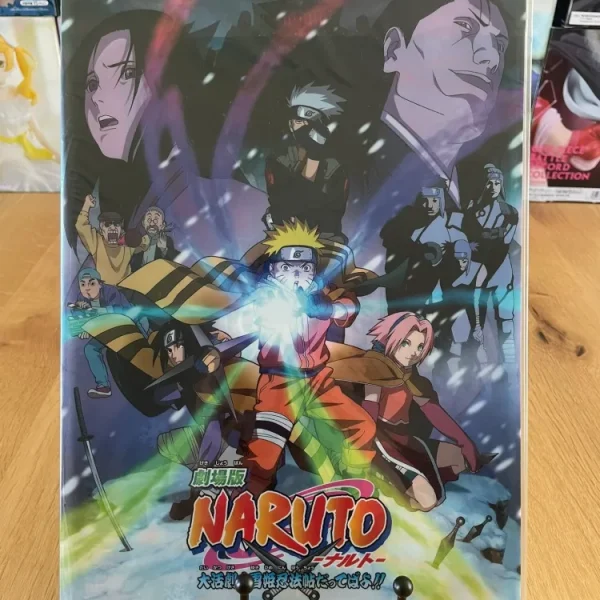 Naruto Le Film - Clear File double A4 Naruto, Sasuke, Sakura, Kakashi