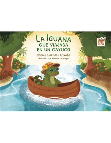 IGUANA QUE VIAJABA EN UN CAYUCO,LA