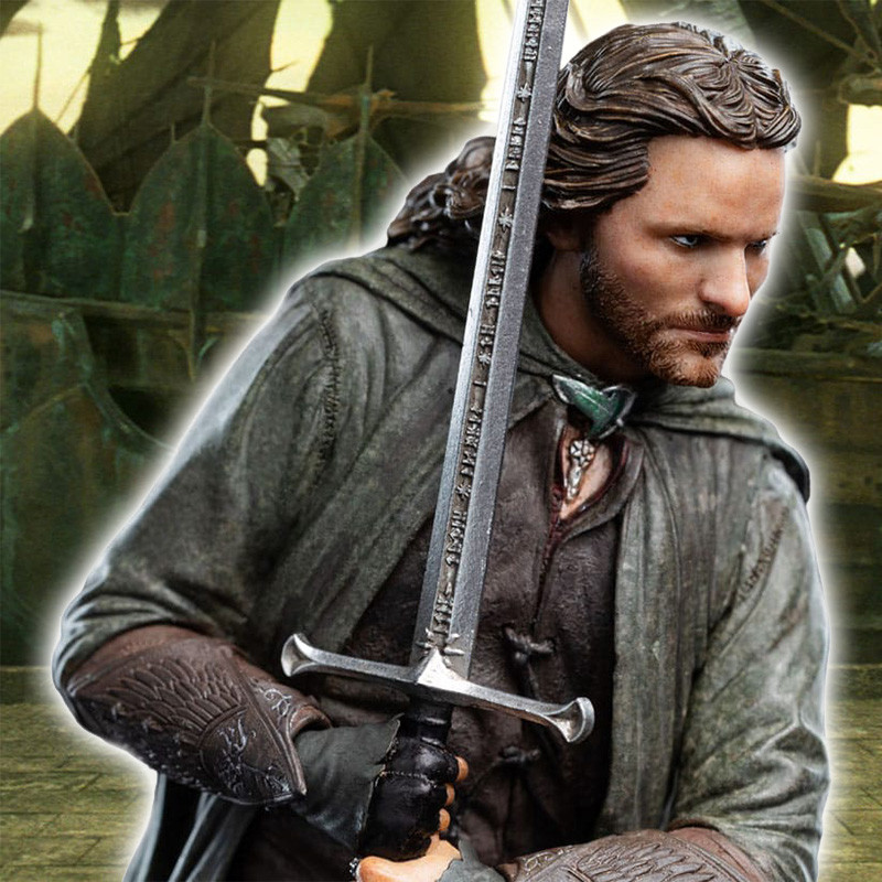 LE SEIGNEUR DES ANNEAUX Statuette Aragorn Weta Workshop