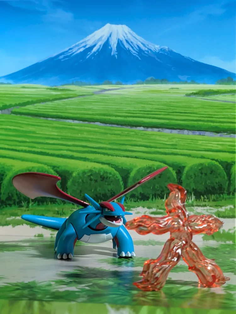 SHODO Pokémon 5 - Drattak | Salamence (Figurine + Accessoire)