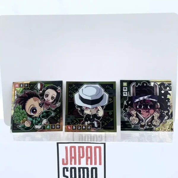 Demon Slayer - Set of 3 Seal Wafer Muzan Kibutsuji, Haganezuka, Tanjiro