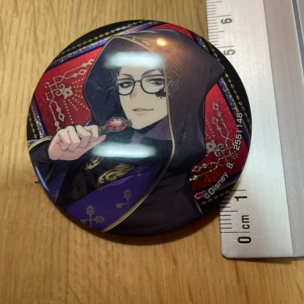 Twisted Wonderland – Badge Trey Clover Capsule vol.3 SEGA Rayures 5 cm
