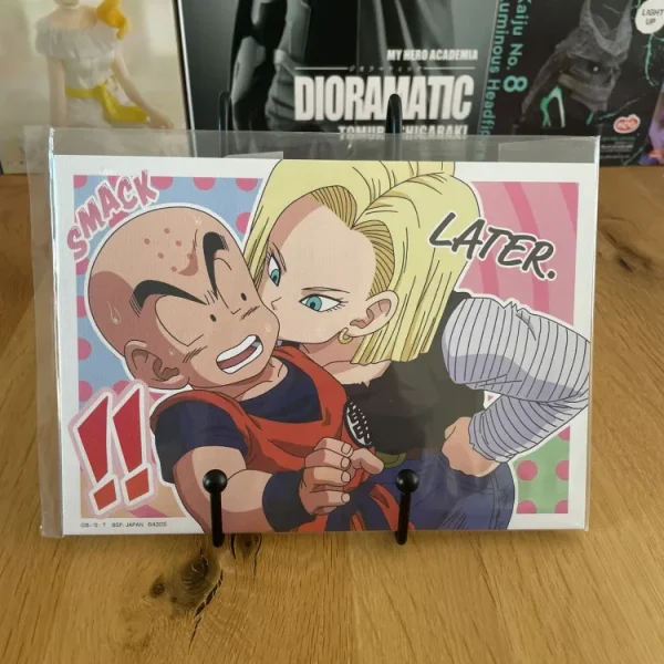 Dragon Ball - Ichiban Kuji - Lot I Canvas Board 15*21cm C-18 & Krillin