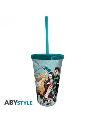 Kimetsu no Yaiba - Vaso con pajita Grupo