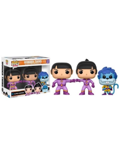 Figuras Vinyl POP! DC Heroes Wonder Twins SDCC 2017 Exclusive