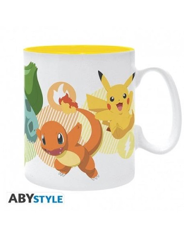 POKEMON- Taza - 460 ml - Pikachu y starters