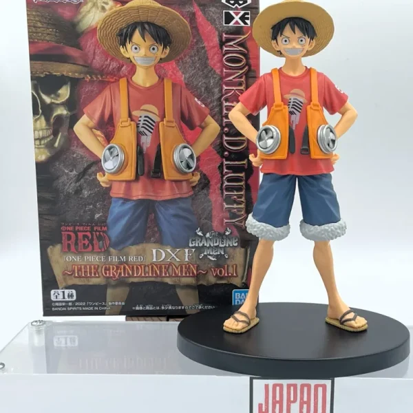 [USED] One Piece - BANPRESTO - DXF The Grandline Men Film Red Vol.1 Monkey D.Luffy