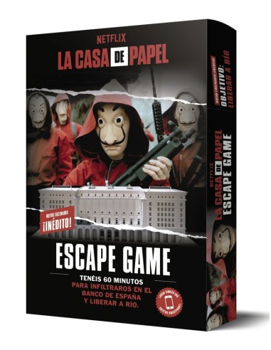 LA CASA DE PAPEL ESCAPE GAME OBJETIVO