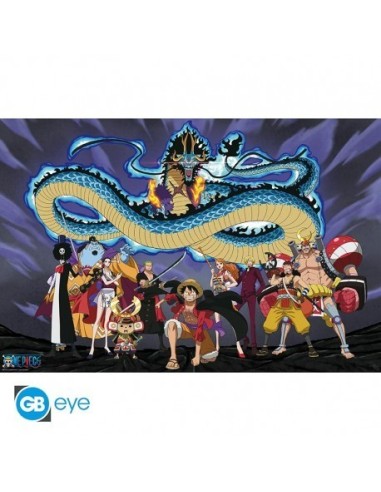 ONE PIECE - Póster Maxi 91,5x61 - La tripulación contra Kaido