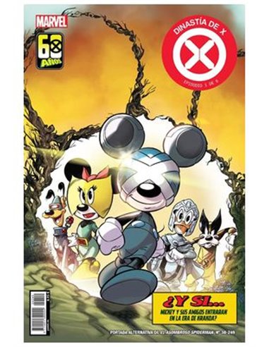 EL ASOMBROSO SPIDERMAN 38 (PORTADA ALTERNATIVA DISNEY - WHAT IF?) DINASTIA DE X 1 38