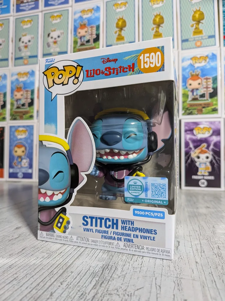 Funko Pop Disney #1590 - Stitch with Headphones (9500PCS)