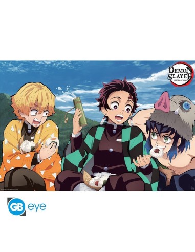 DEMON SLAYER - Poster "Tanjiro, Zenitsu, Inosuke" (91.5x61)