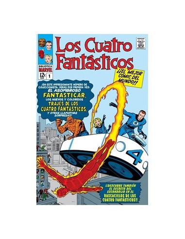 BIBLIOTECA MARVEL LOS 4 FANTÁSTICOS 1. 1961-62: FANTASTIC FOUR 1-6 USA