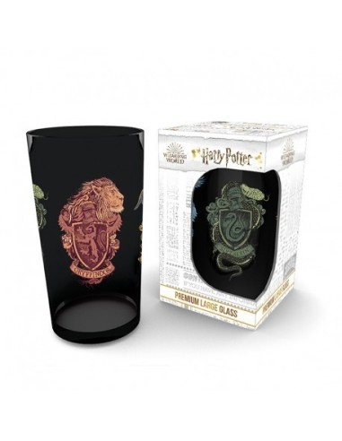 Harry potter Vaso 400ml Escudos de Howgarts