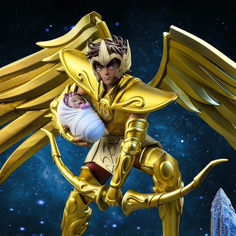 SAINT SEIYA Statue Aiolos du Sagittaire Art Scale Iron Studios