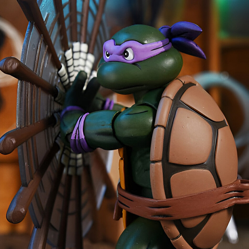 TORTUES NINJA Figurine Ultimate Cartoon VHS Donatello Neca