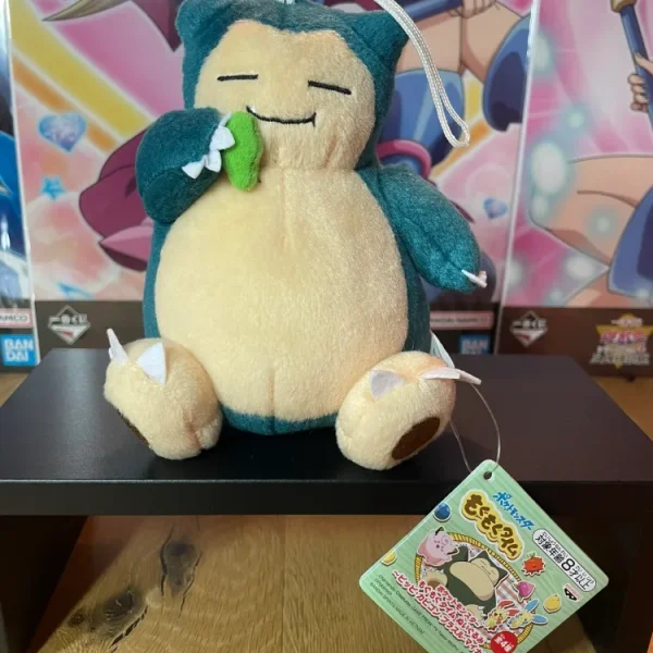 Pokémon – Peluche Ronflex Snorlax Mogumogu Time Banpresto 10 cm