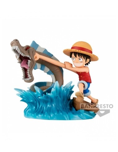 Figura ONE PIECE WORLD COLLECTABLE LOG STORIES MONKEY LUFFY VS Local Sea Monster