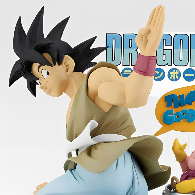 DRAGON BALL Figurine Goku & Majin Buu Tome 42 Ichiban Kuji Dragon Ball 40th Bandai