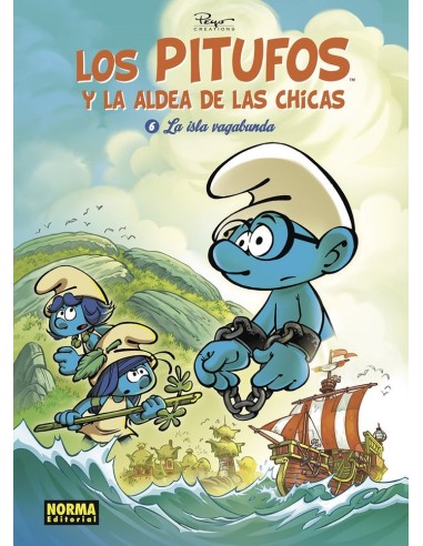 PITUFOS Y LA ALDEA DE LAS CHICAS 6 LA ISLA VAGABUNDA