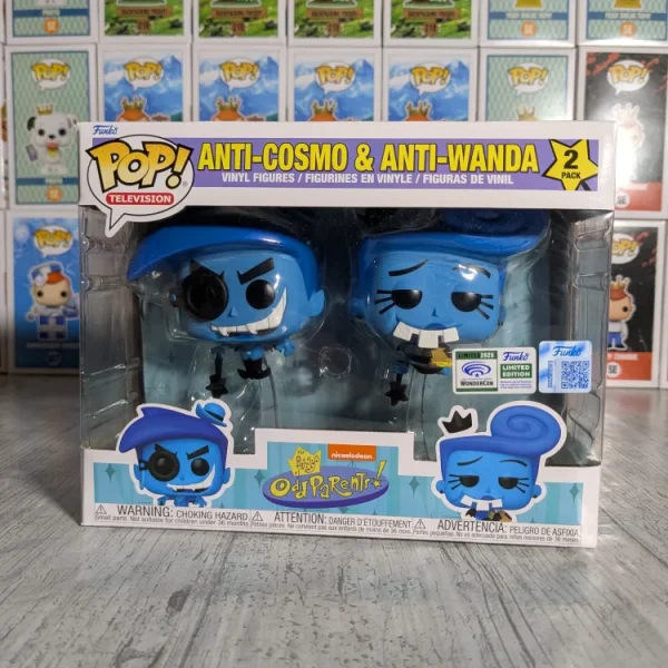 Funko pop Fairly Odd Parents - Anti-Cosmo & Anti-Wanda (Wondercon/WC2025)