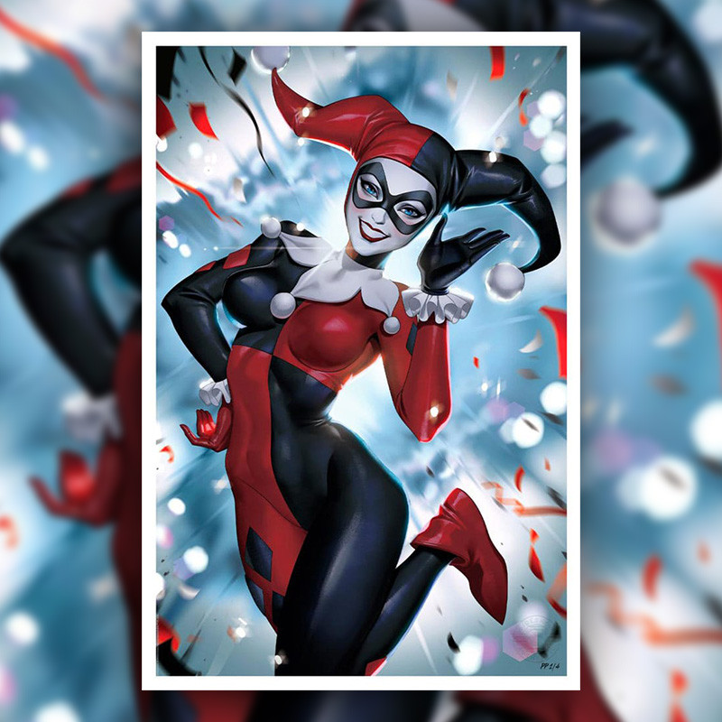 DC COMICS Impression Art Print Harley Quinn Sideshow