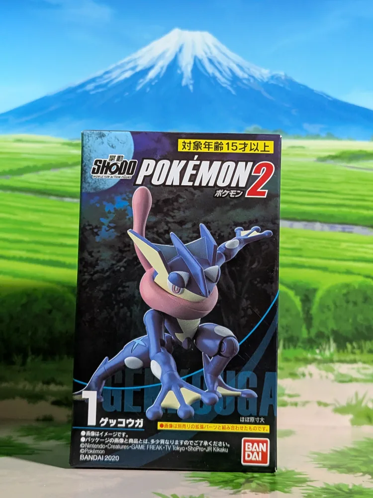 SHODO Pokémon 2 - Amphinobi | Greninja (Neuf)(~8cm)