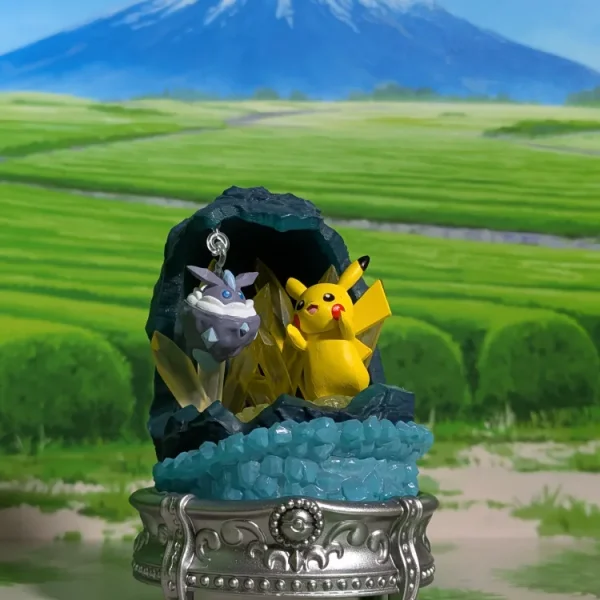 Re-Ment Pokémon - Pikachu & Strassie / Carbink - Gemstone Shining Miracle