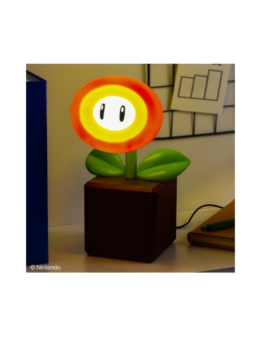 LAMPARA FLOR SUPER MARIO