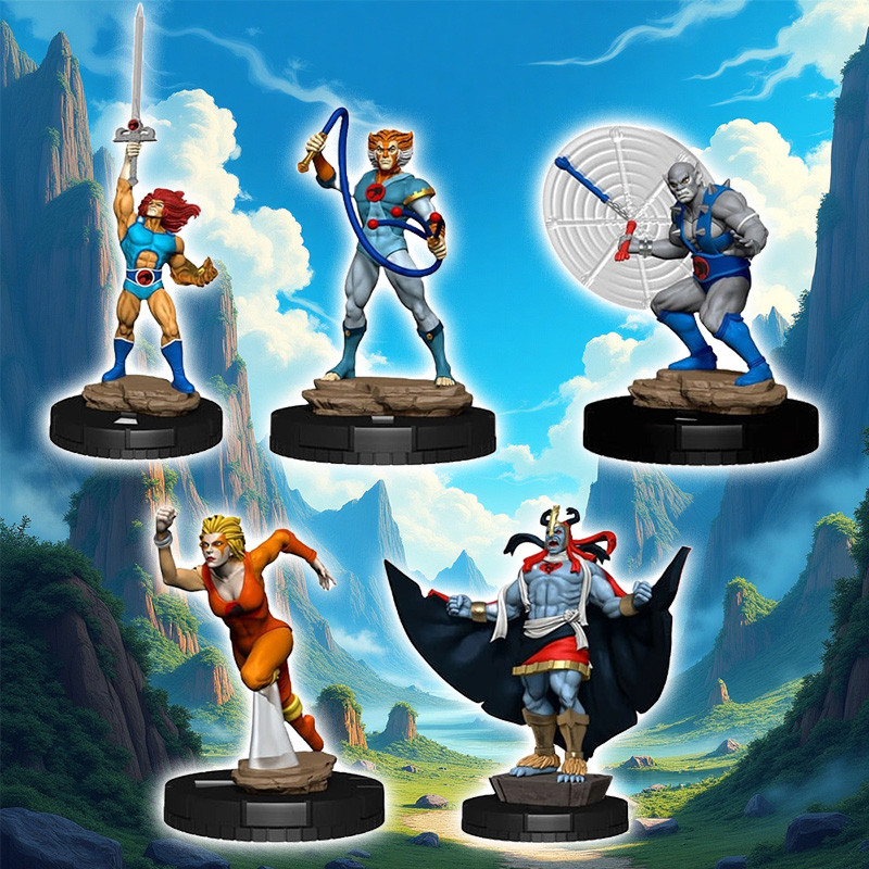 COSMOCATS Pack 5 Figurines Cosmocats HeroClix Iconix Wizkids