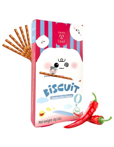 TOKIMEKI BISCUIT Palitos sabor CHILE PICANTE 40g