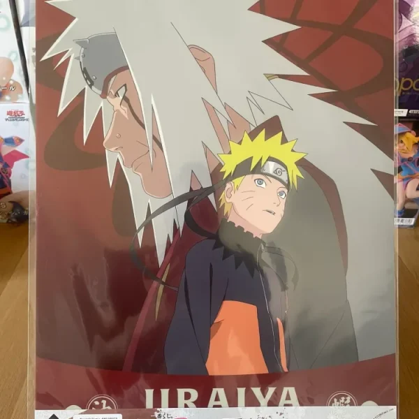 Naruto - Poster cartonné Jiraiya & Naruto A3 - Ichiban Kuji Shinobi no Kizuna (Lot F)