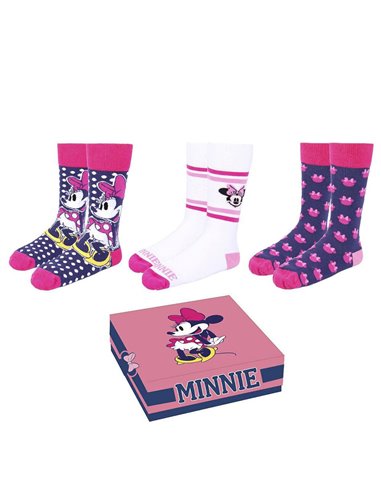 Set 3 calcetines Minnie Disney