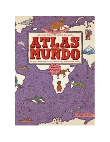 ATLAS DEL MUNDO EDICION PURPURA ¡El atlas del mundo ahora es más grande!