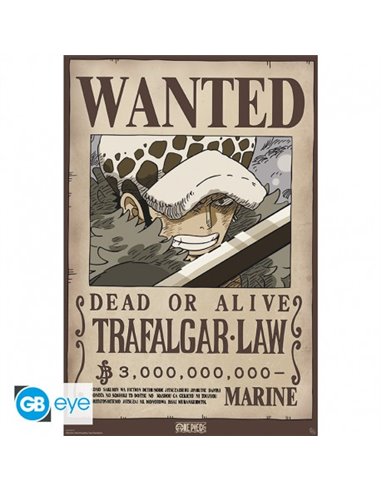 ONE PIECE - Póster Maxi 91,5x61 - Se busca la ley Wano