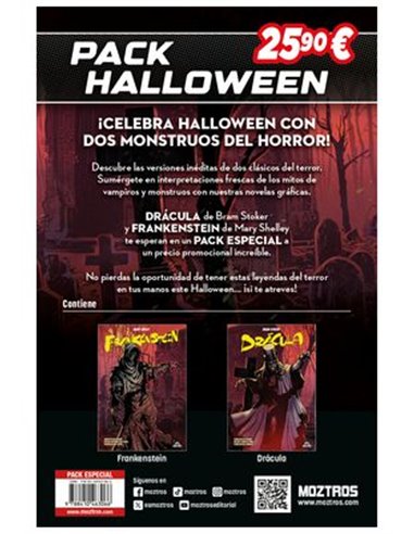 PACK HALLOWEEN DRACULA & FRANKENSTEIN