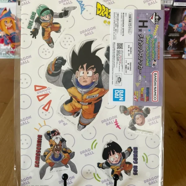 Dragon Ball - Goku & Co Stickers 29.7x21 cm - Ichiban Kuji Dragonball Snap Collection (Lot H)