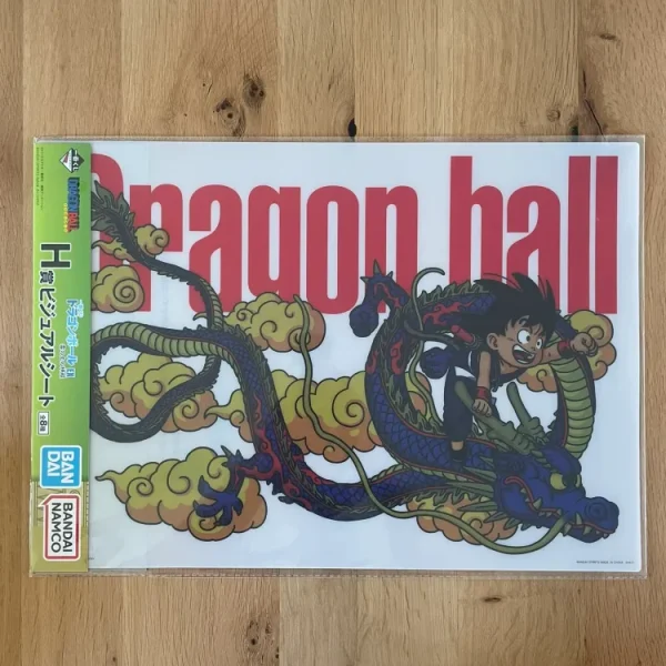 Dragon Ball EX - Ichiban Kuji - Temple Above the Clouds Lot H Poster Clear Poster A3 Son Goku & Shenron