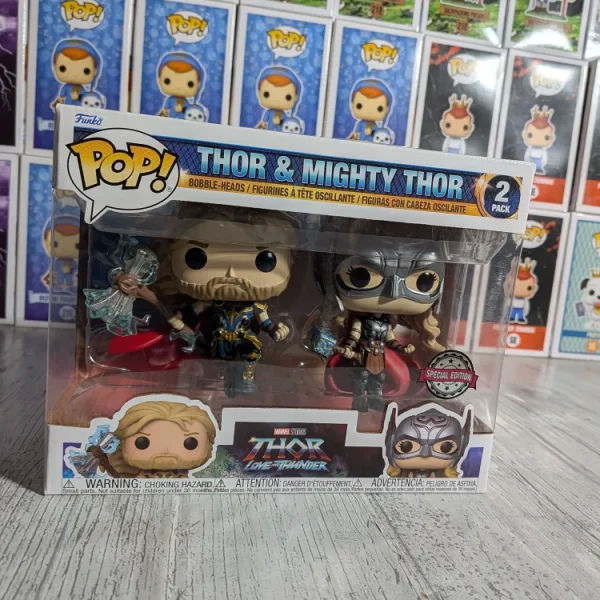 Funko pop Marvel Studios Thor Love & Thunder - Thor & Mighty Thor