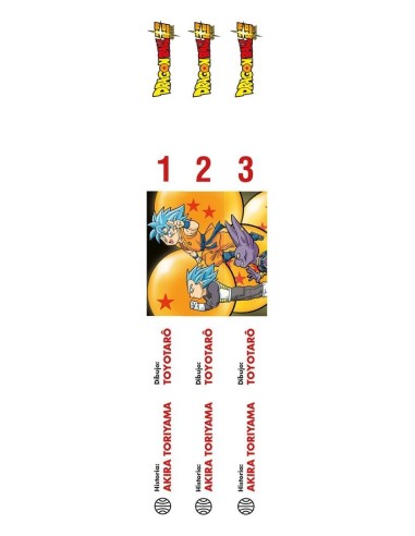SHONEN STARTER SET DRAGON BALL SUPER 1 2 3