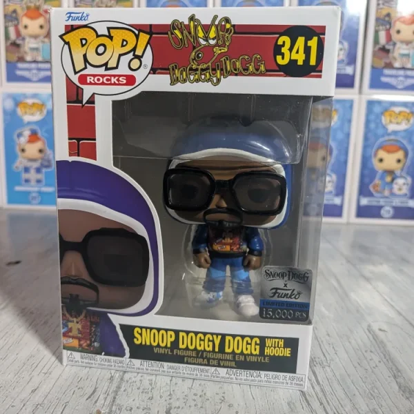 Funko pop Rocks #341 : Snoop Doggy Dogg with Hoodie (15000 PCS)