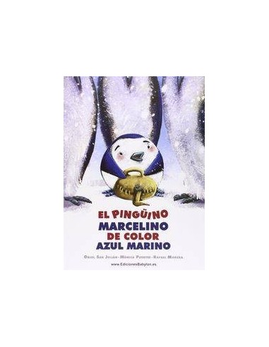 EL PINGÜINO MARCELINO DE COLOR AZUL MARINO