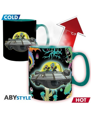 RICK AND MORTY - TAZA TERMINCA - 460 ml - Spaceship -