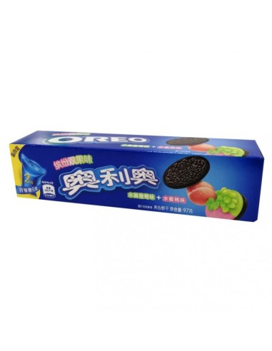 Galletas sabor a Melocotón y Uva OREO 97G