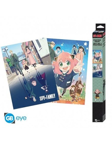 SPY X FAMILY - Set 2 Posters Chibi 52x38 - A double family