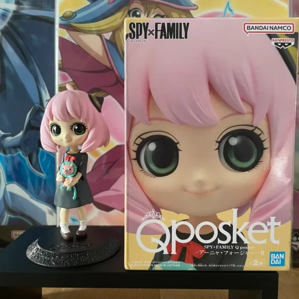 Spy x Family – Figurine Anya Forger Q Posket II Ribbon Red 13 cm Banpresto (Ouvert)