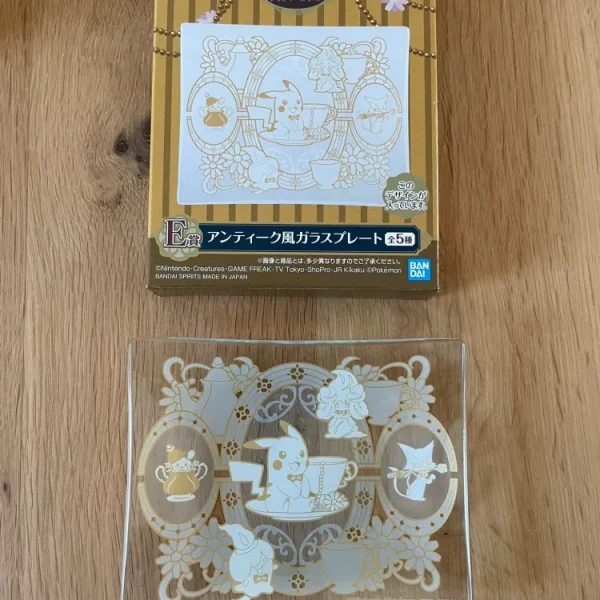 Pokémon – Pikachu Dedenne Fantominus Ichiban Kuji Antique & Tea Plate 11 x 9 cm